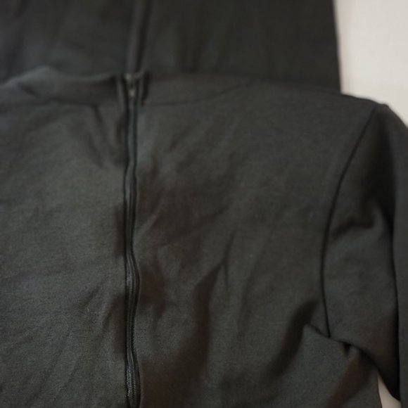 Soft Touch Softouch by Susan Fixel 1 Black Piece Body Long Suit Jumpsuit Vintage - Picture 5 of 11